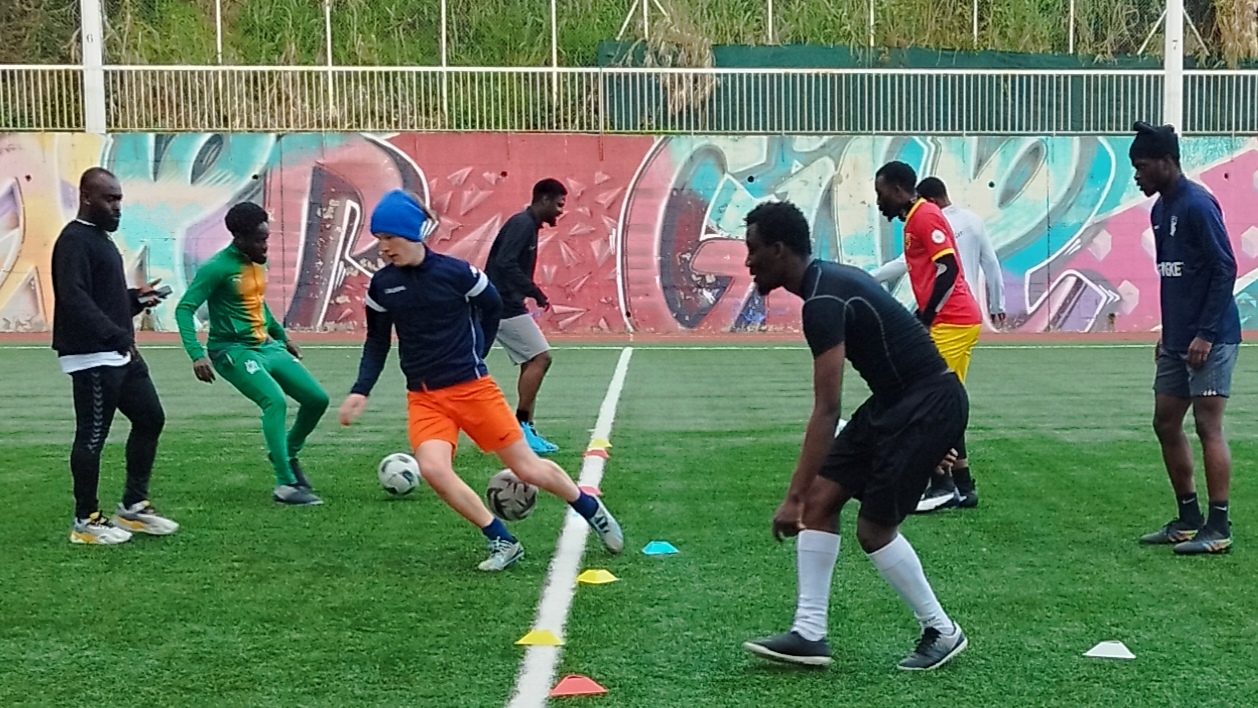 entraînement de football