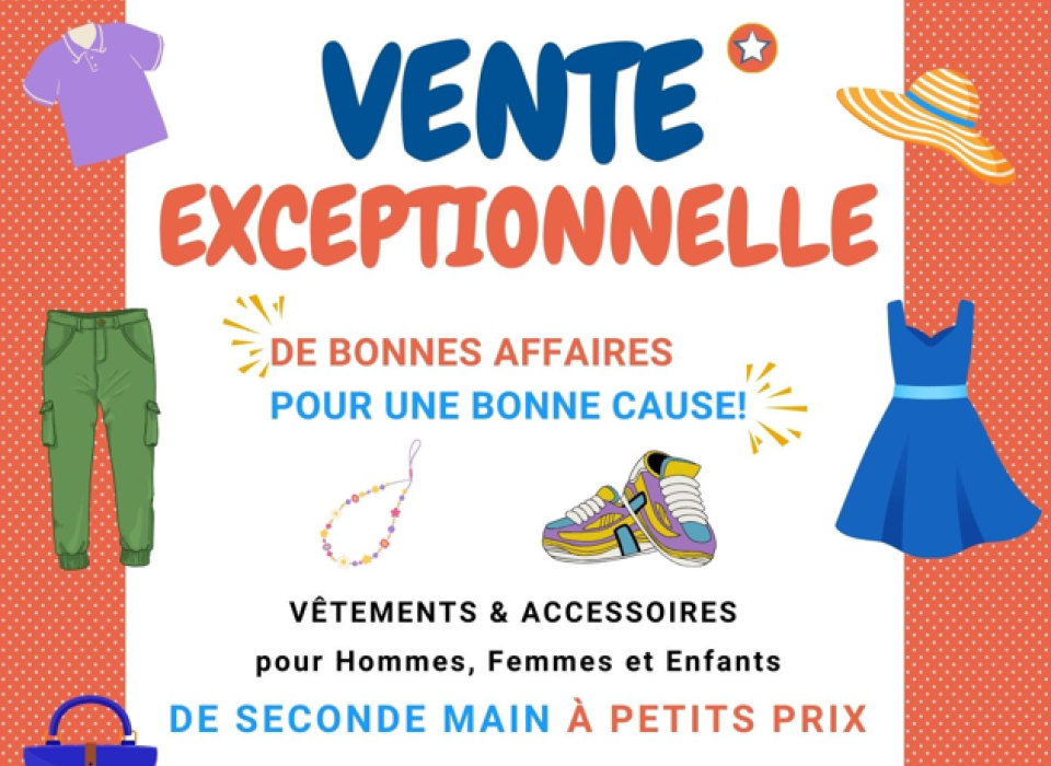 Vente exceptionnelle le 10 mai à Nice